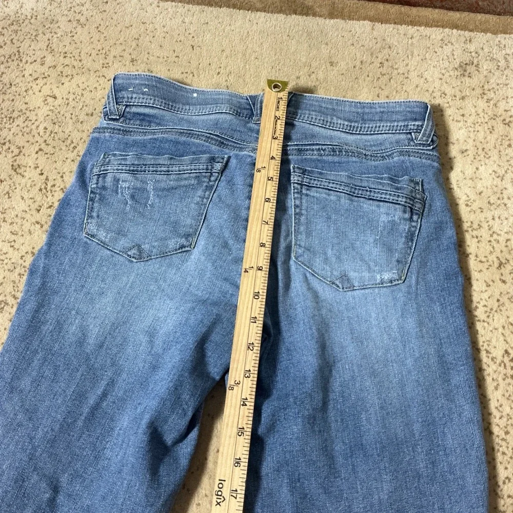 Democracy Ab Technology Skinny Jeans Womens 6 Blue Stretch Denim Tummy Control